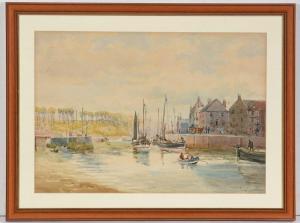 CHAMBERS John Richard 1931-1978,Boats is a harbour,Anderson & Garland GB 2021-07-01