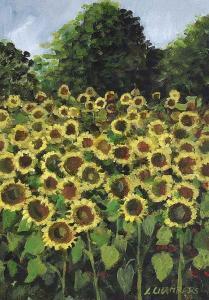 CHAMBERS Lynn,SUNFLOWERS,Ross's Auctioneers and values IE 2019-08-07