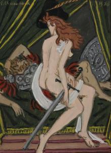 CHAMBON Emile Francois 1905-1993,Judith et Holopherne,1970,Beurret Bailly Widmer Auctions 2022-11-09