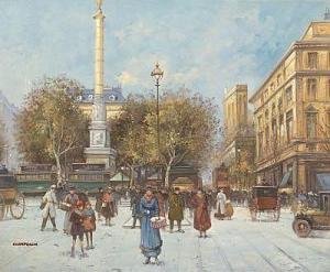 Champeaux Anne 1900,Paris street scene,Aspire Auction US 2017-12-09