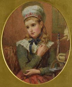 CHAMPION A 1800,portrait of a young girl with rosary beads,Ewbank Auctions GB 2017-11-30