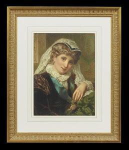 CHAMPION H 1868-1885,Portrait of Catherine Layton,New Orleans Auction US 2015-01-24