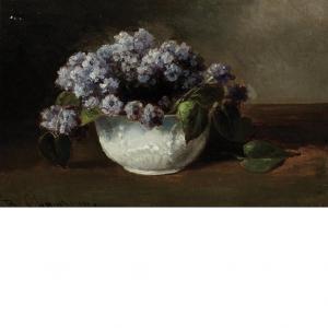 CHAMPNEY Benjamin 1817-1907,Still Life of Flowers in a Bowl,William Doyle US 2014-10-01