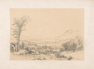 CHAMPNEY Benjamin 1817-1907,View of Mount Washington,1857,Eldred's US 2014-04-05