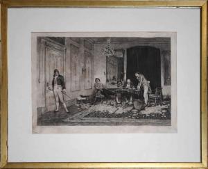 CHAMPOLLION Eugène 1848-1901,Les joueurs de cartes ,Gautier-Goxe-Belaisch, Enghien Hotel des ventes 2024-07-10