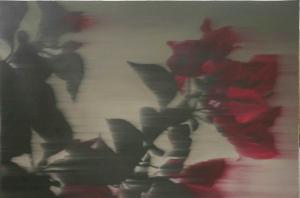 CHAN Eric 1975,red flowers,2004,Dawson's Auctioneers GB 2022-03-31
