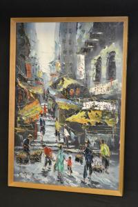 CHAN T,Hong Kong Street Scene,Bamfords Auctioneers and Valuers GB 2016-05-11