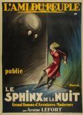 CHANCEL Roger Jean 1898-1976,L'Ami du Peuple publie Le Sphinx de al nuit par Ar,Hindman 2015-06-23