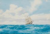 CHANCELLOR John Russell 1925-1984,A clipper under sail,Charles Miller Ltd GB 2019-11-05