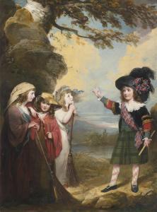 CHANDLER John Westbrooke,FOUR CHILDREN PLAYACTING AS MACBETH AND THE THREE ,Sotheby's 2013-06-06