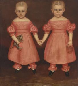 CHANDLER Joseph Goodhue,PORTRAIT OF ELLEN SOPHIA AND ELIZA MARIA DIBBLE,1839,Christie's 2023-01-20