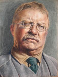 CHANDLER R.M 1900-1900,Portrait of Theodore Roosevelt,Litchfield US 2011-02-16