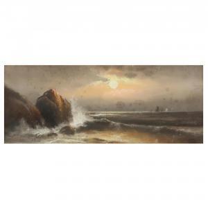 CHANDLER William Henry 1854-1928,Seascape at Night,Leland Little US 2022-11-03