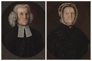 CHANDLER Winthrop,A Pair of Portraits of The Reverend and Mrs. Quack,1785,Christie's 2019-01-17