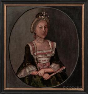 CHANDLER Winthrop 1747-1790,Portrait of Mary Mc Clellan,1776,Skinner US 2018-08-12