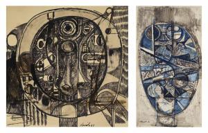 CHANDRA Avinash 1931-1991,Brooding on Things; Untitled,1960,Christie's GB 2024-03-27