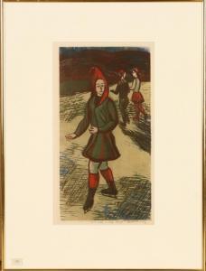 CHANEY Ruth 1908,Girl with Red Hood,Kamelot Auctions US 2019-01-12