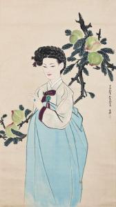 CHANG Woon Sang 1926-1982,A Beauty,1957,Seoul Auction KR 2010-03-11