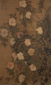 Chang Zhao 959-1016,Peonies and Quails,1315,Hindman US 2021-09-23