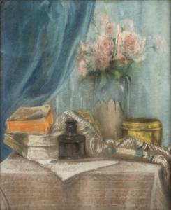 CHANTRELLE Lucien 1890,Still life - vase of roses,Mallams GB 2023-10-18