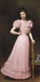 CHANTRON Alexandre Jacques 1842-1918,The pink dress,Christie's GB 2016-09-08