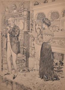 CHANTRY CORBOULD Alfred,An Interior of a Drawing Room, with a Lady,2004,John Nicholson 2017-09-13