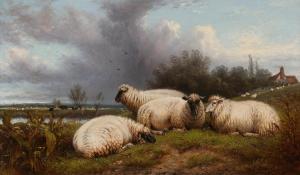 CHANTRY CORBOULD Alfred 1852-1920,Sheep at pasture,Bonhams GB 2017-11-15