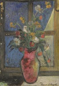 CHAPELLE Suzanne 1919-1996,Vase de fleurs,1949,Ader FR 2017-10-31