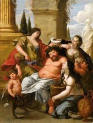 CHAPERON Nicolas 1612-1656,Drunken Silenus,Palais Dorotheum AT 2015-12-10