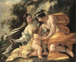 CHAPERON Nicolas 1612-1656,Venus, Mercury and Cupid ('The School of Love'),Christie's GB 2005-01-26