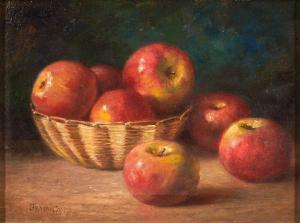 CHAPIN Bryant 1859-1927,Basket of Apples,Skinner US 2023-09-19