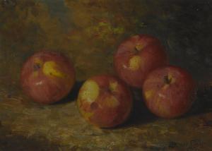CHAPIN Bryant 1859-1927,Still life with four apples,1902,Bonhams GB 2012-05-15