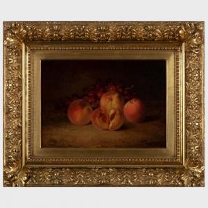 CHAPIN Bryant 1859-1927,Still Life with Peaches and Grapes,1910,Stair Galleries US 2023-02-09