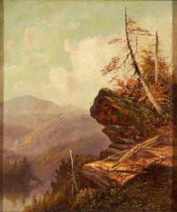 CHAPIN Charles H 1830-1889,Haines Falls and Kauterskill Creek,Skinner US 2024-03-06