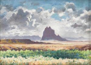 CHAPIN James Ormsbee 1887-1975,Ship Rock, New Mexico,1940,Bonhams GB 2021-04-20