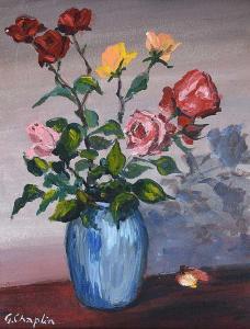 Chaplin George,STILL LIFE, ROSES,Ross's Auctioneers and values IE 2017-12-06