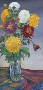 Chaplin George,STILL LIFE, VASE OF FLOWERS,Ross's Auctioneers and values IE 2017-12-06