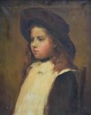 CHAPMAN Elizabeth Maria 1896-1938,Portrait of a young girl,1909,Peter Wilson GB 2016-04-27
