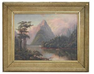 CHAPMAN Ernest Arthur 1847-1945,View of Mitre Peak,1891,Cheffins GB 2015-11-25