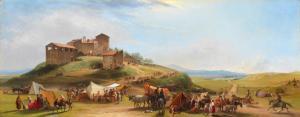 CHAPMAN John Gadsby 1808-1890,Castel di Leva, near Rome,1874,Bonhams GB 2023-09-27