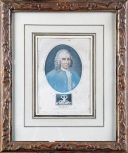 CHAPMAN John 1770-1823,PORTRAIT DU NATURALISTE SUÉDOIS CARL VON LINNÉ (17,1812,Pillon FR 2016-10-16