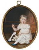 CHAPON Hippolyte 1790-1838,Enfant aux chaussons bleus ,1820,Artcurial | Briest - Poulain - F. Tajan 2011-10-10