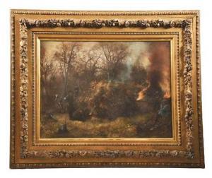 Chappel Alonzo 1828-1887,STARTING A BRUSHFIRE,1884,James D. Julia US 2020-07-14