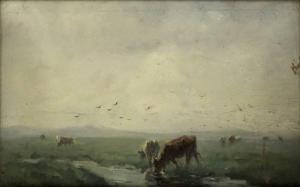 CHAPPEL Edward 1859-1946,CATTLE IN PASTURE,Whyte's IE 2022-07-25