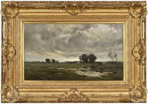 CHAPPEL Edward 1859-1946,Clearing with Cows and a Stream,Brunk Auctions US 2024-01-11