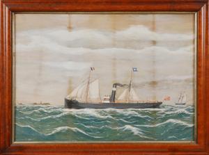 CHAPPELL Reuben 1870-1940,Ship portrait "S.S. Paradox,",Skinner US 2023-08-16