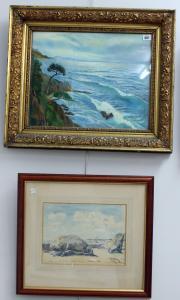 CHAPPELL Victor 1900,Coastline view,Bellmans Fine Art Auctioneers GB 2017-04-11