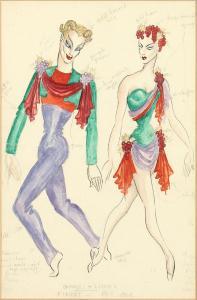 CHAPPELL William,A costume design for the finale of act one of the ,1948,John Nicholson 2020-11-04