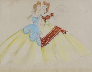 CHAPPELL William 1907-1994,theatrical costume designs,Burstow and Hewett GB 2019-04-17