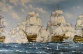 CHAPPELLE Margaret Morgan 1915-1992,The British and French fleet in action,Halls GB 2011-10-26